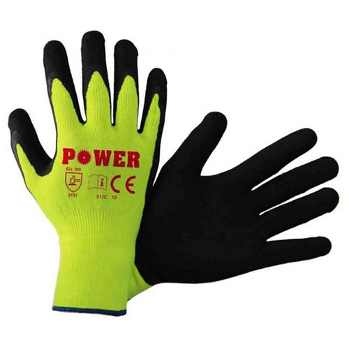 Power Hi-Vis Grip-Pro Gloves
